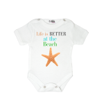 Carra Life is Better at the Beach бебешко боди